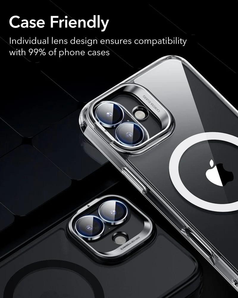 iPhone 16/16 Plus Armorite Camera Lens Protectors - Clear - 2 Pack