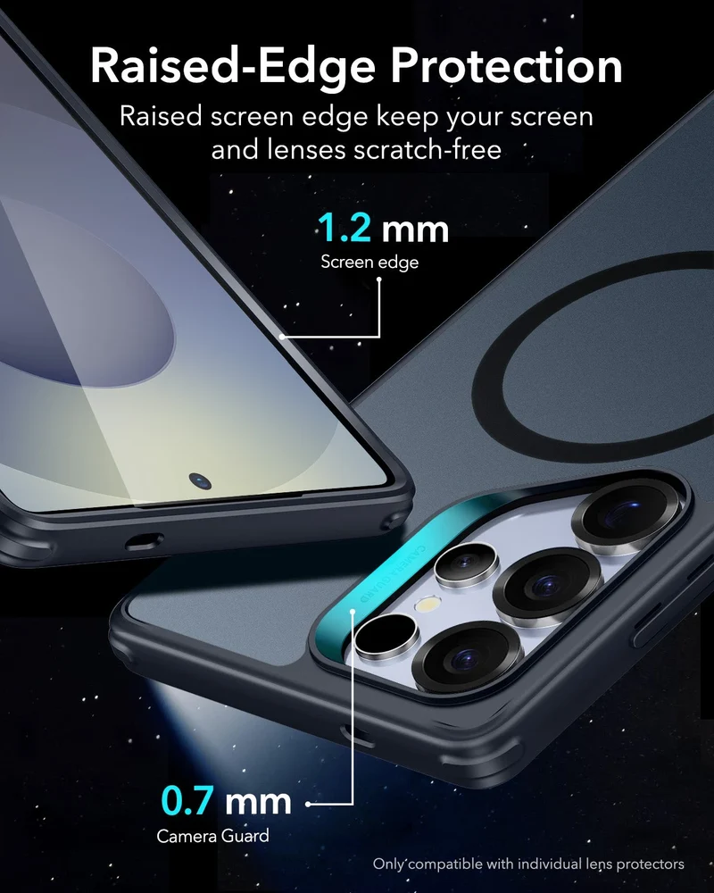 Galaxy S25 Ultra HaloLock Classic Hybrid Case - Frosted Blue