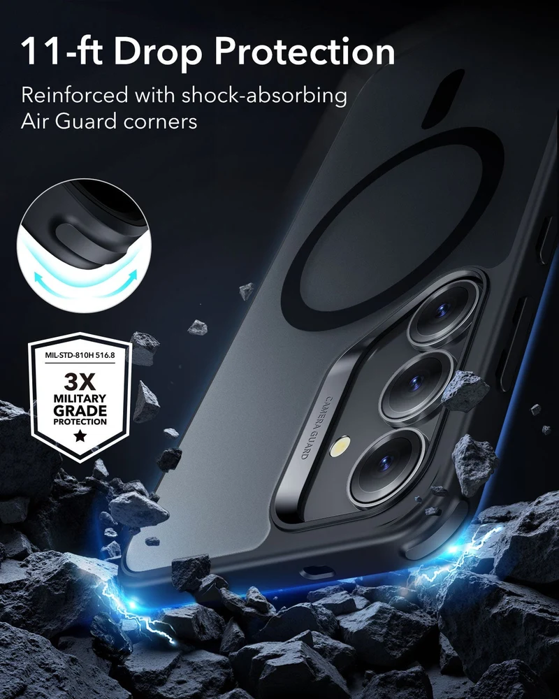 Galaxy S25+ HaloLock Classic Hybrid Case - Clear