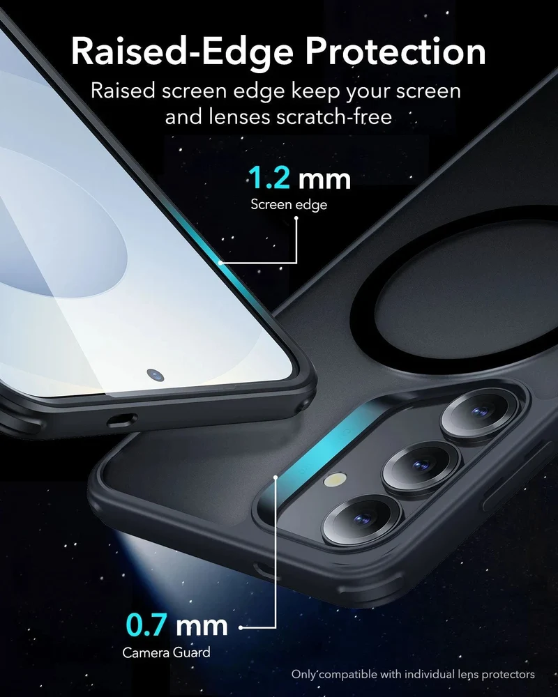 Galaxy S25+ HaloLock Classic Hybrid Case - Clear