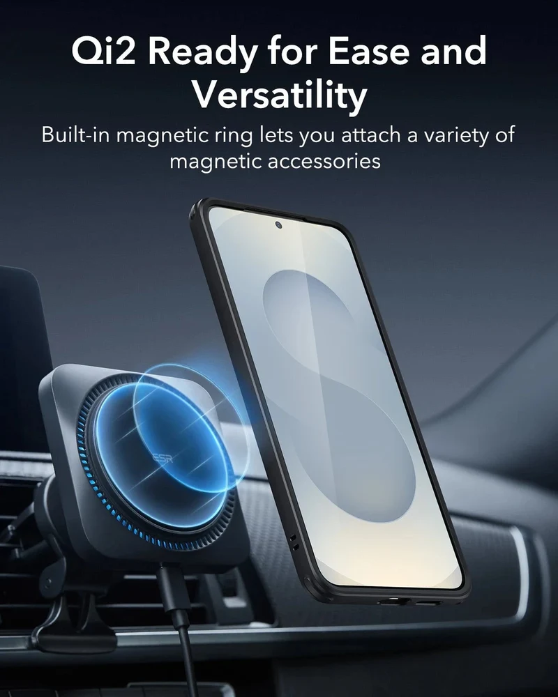 Galaxy S25+ HaloLock Classic Hybrid Case - Clear