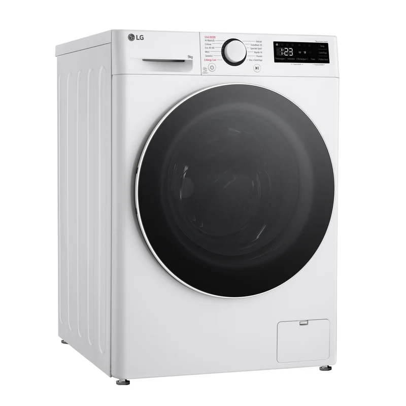 Lavatrice Libera Installazione Caricamento Frontale LG F4R5009TSWW 9kg AI DD Classe A 1400 Giri Bianco Classe A