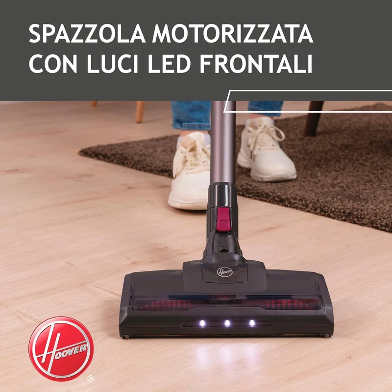 Scopa Elettrica Senza Filo Hoover HF110P 011 170W 0,9 Litri Magenta