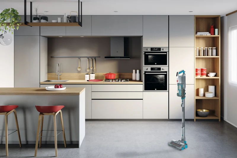 Aspirapolvere 2 in 1 senza filo Hoover HYDRO PLUS HF522YSE 011 330W 0,45 L Blu