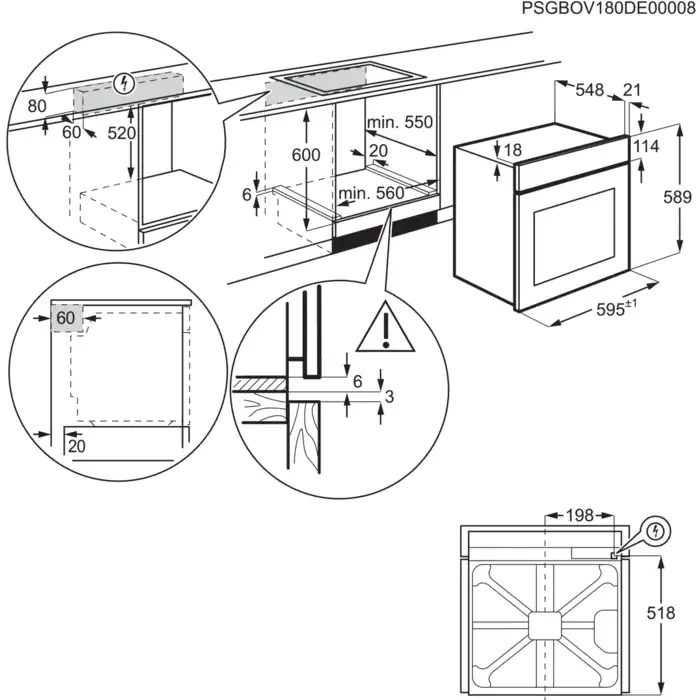 Forno Multifunzione Da Incasso Electrolux EOF4P46X 72 L 2990 W Acciaio Inox