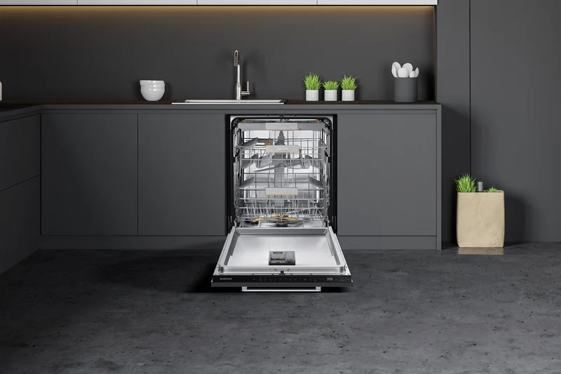 Lavastoviglie Da Incasso a Scomparsa Totale Samsung DW60CG880B00 Serie 8700 14 Coperti Classe A