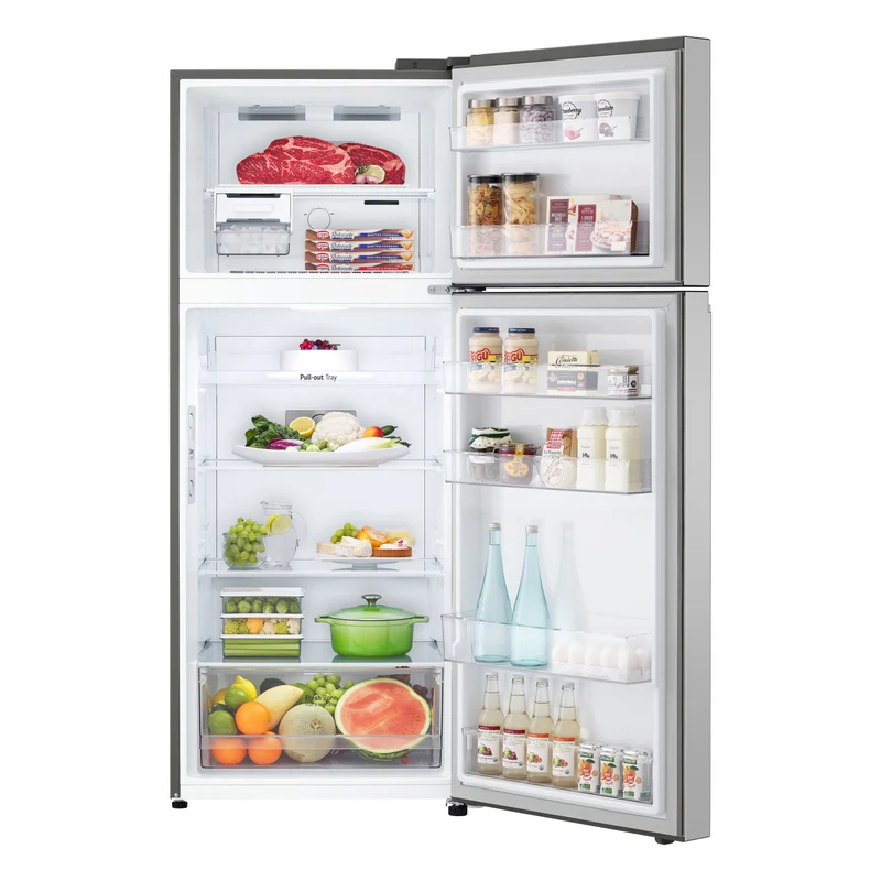 Frigorifero Con Congelatore Libera Installazione LG GTBV36PZGKD 395L Classe E Acciaio