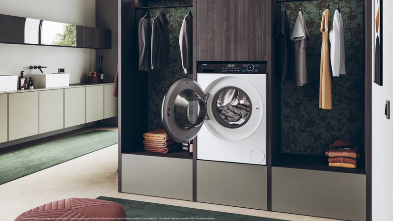 Lavatrice Libera Installazione Caricamento Frontale Haier I-Pro Series 3 HW90-B14939-IT 9 kg 1400 Giri/min Bianco Classe A
