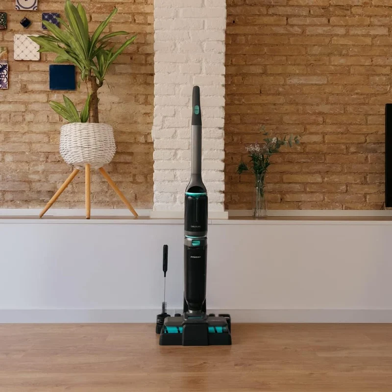 Lavapavimenti 2in1 Senza Filo Cecotec FreeGo Wash&Vacuum 250W 700ml Nero