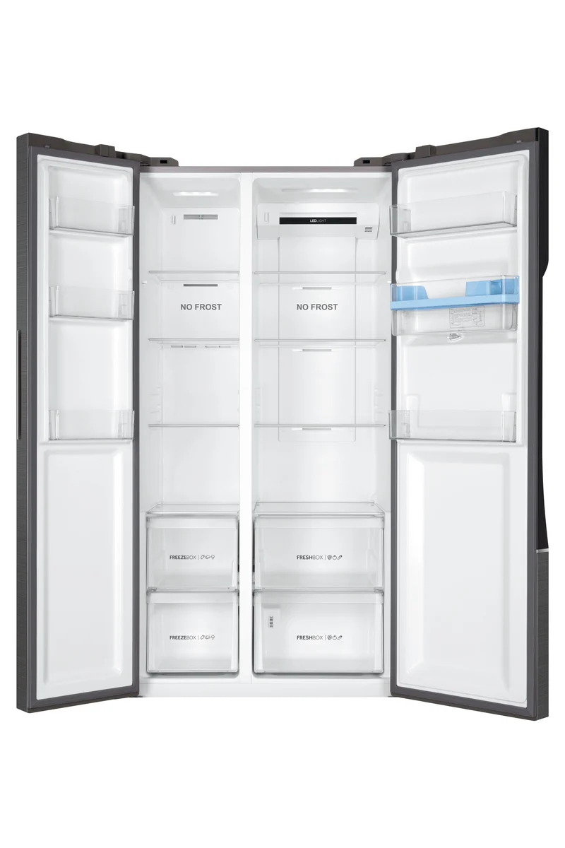 Frigorifero Side-By-Side Libera Installazione Haier SBS 90 Serie 3 HSR3918EWPG 521 L E Argento