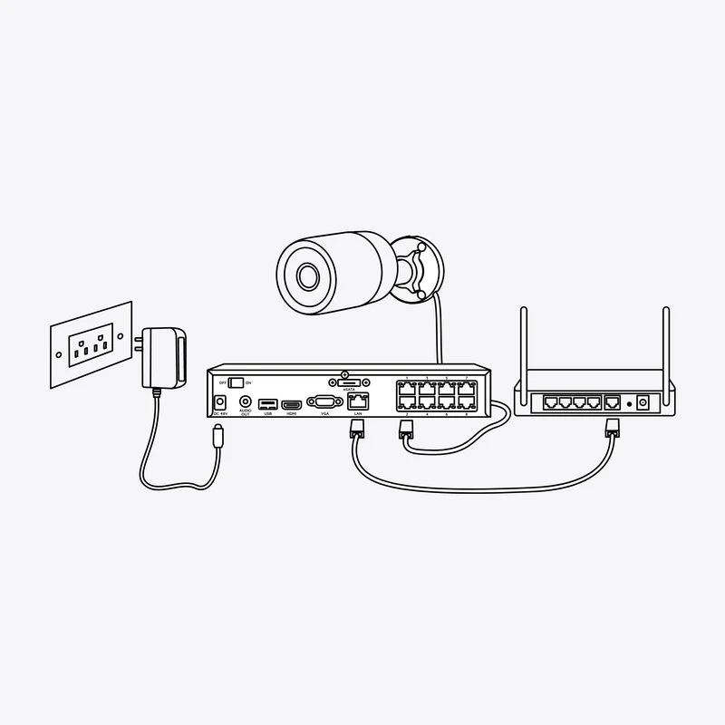 Telecamera di sicurezza IP Interno e esterno Reolink P330 3840 x 2160 Pixel Parete