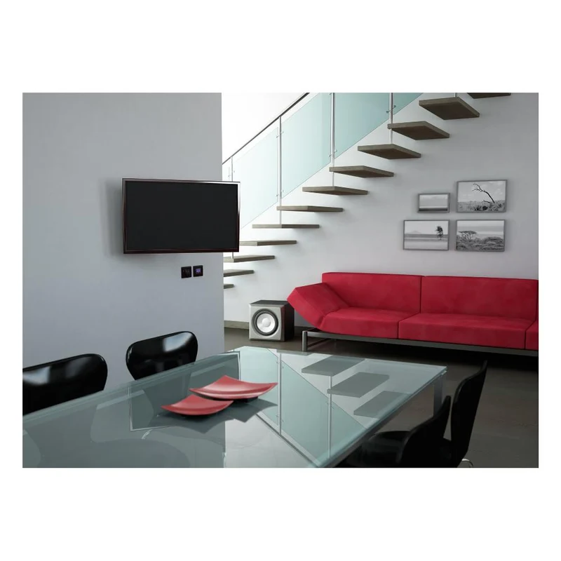 Supporto Monitor TV Parete (20 Kg) VESA 100 x 100 ECONOMY Meliconi CME ER100 Black