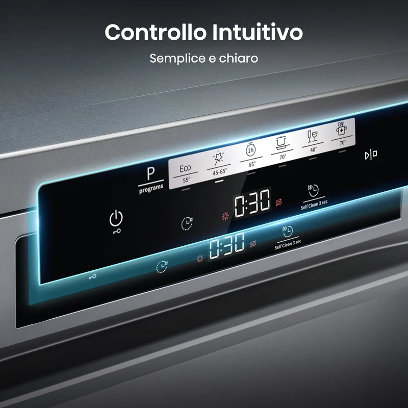 Lavastoviglie Libera Installazione Hisense HS643D90X 16 Coperti Classe D