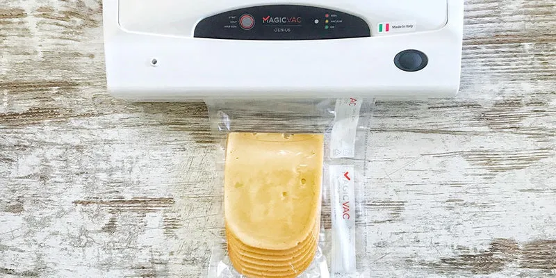 Macchina Per Sottovuoto Magic Vac Modello Genius 300W Corpo in ABS Completamente Automatica