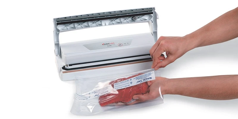Macchina Per Sottovuoto Magic Vac Modello Alice 140W Corpo in ABS Completamente Automatica