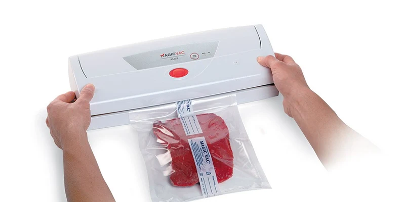Macchina Per Sottovuoto Magic Vac Modello Alice 140W Corpo in ABS Completamente Automatica