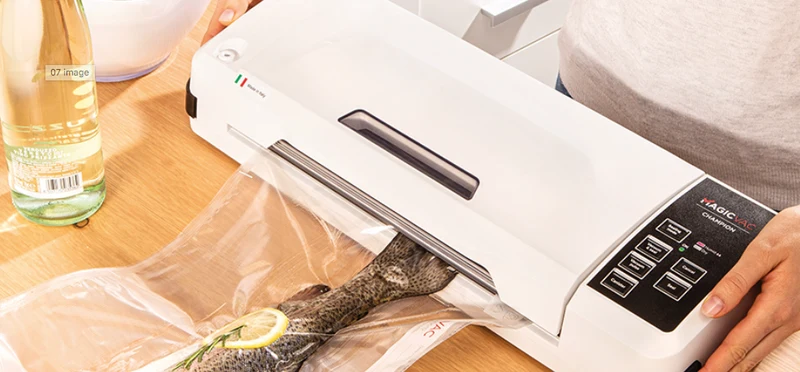 Macchina Per Sottovuoto Magic Vac Modello Champion 130 W Corpo in ABS Cod V212PK1