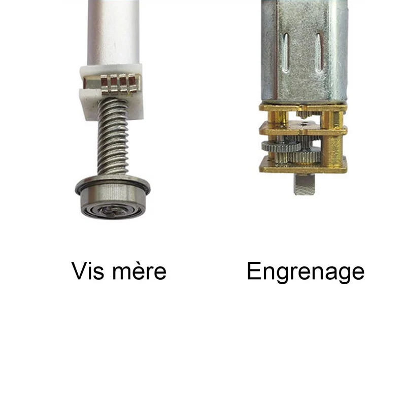 Micro vérin électrique 6V 12V 24V 188N course 30 mm (Modèle: 0041745)