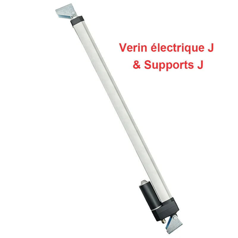 Vérin électrique étanche IP67 12V 24V 350kg course 600 mm (Modèle: 0041943)