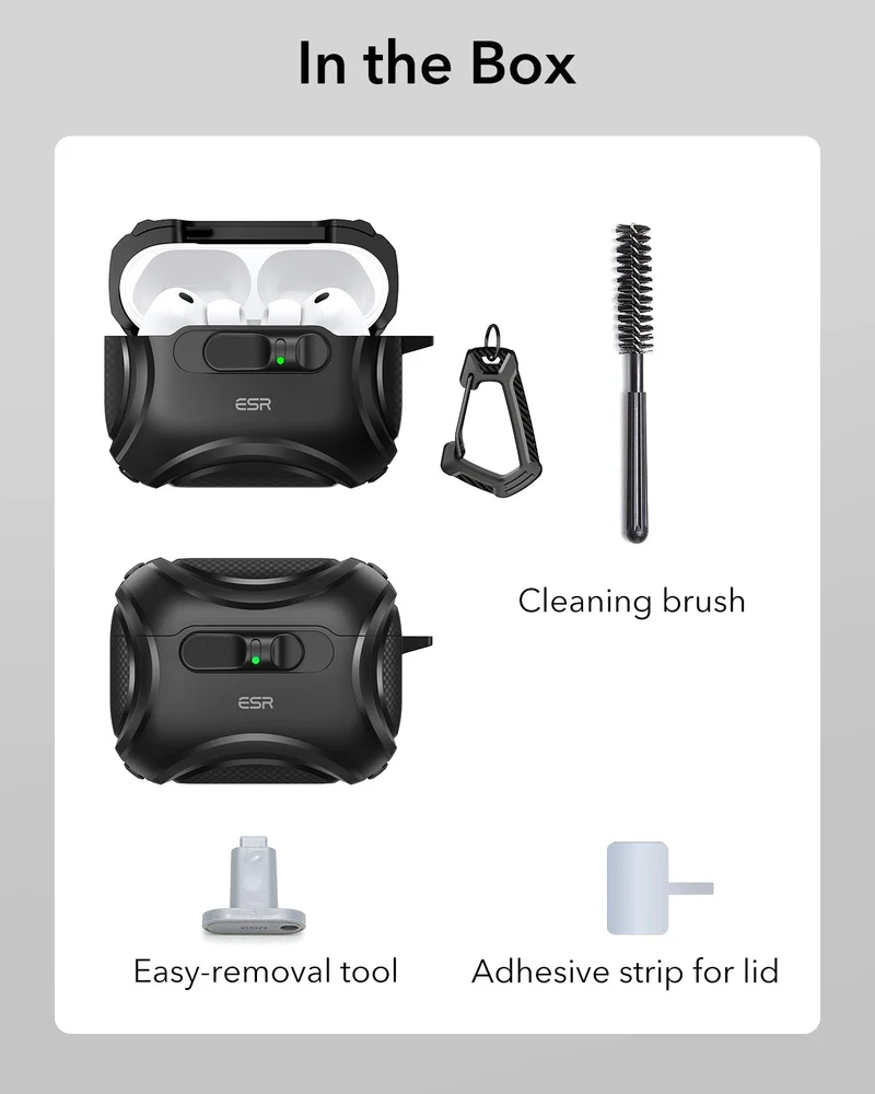 25W CryoBoost Foldable 3-in-1 Magnetic Charger and AirPods Pro 3 Cyber FlickLock Case Bundle– EU Plug-Black&Purple