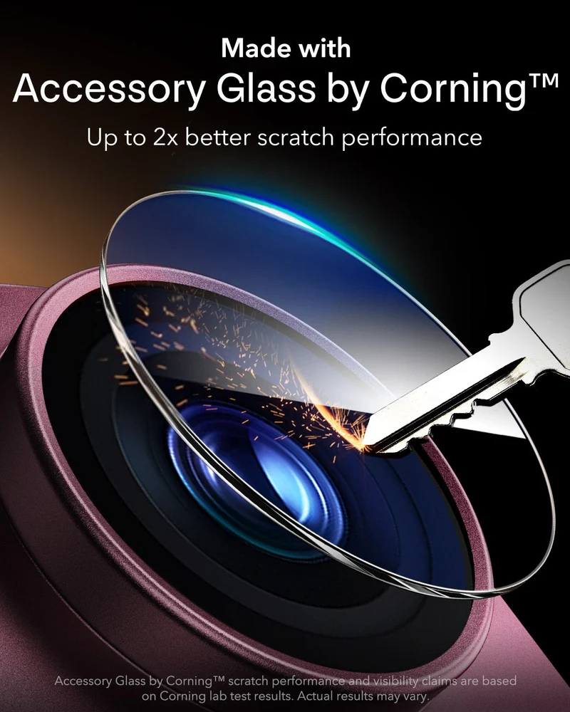 iPhone 18 Pro Bundle Atelier Silicone Leather Magnetic Case with Camera Control and Flex Stand, Plus Armorite®️ Pro Privacy Screen Protector - Deep Burgundy