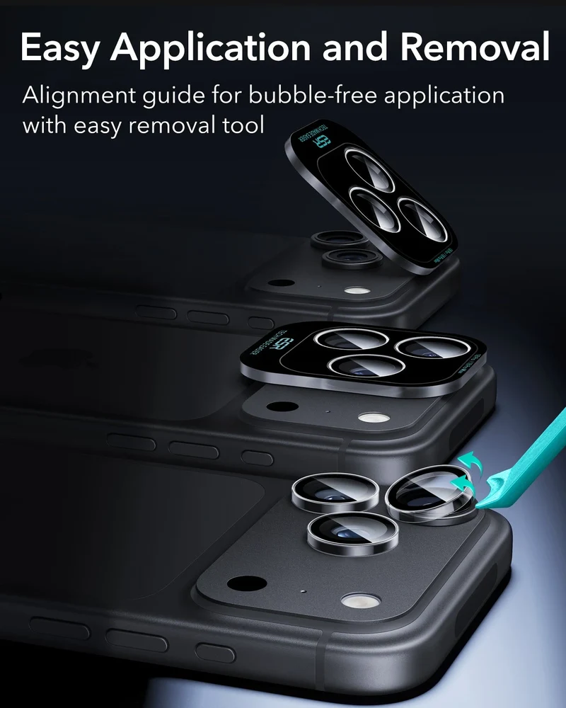 iPhone 18 Pro/Pro Max Armorite® Camera Lens Protector - Clear