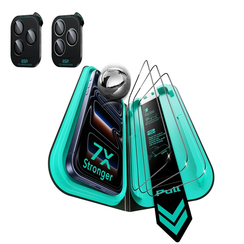 iPhone 18 Pro Max Bundle UltraFit Armorite® Screen Protector and Camera Lens Protector - 3-Pack + 2 Sets