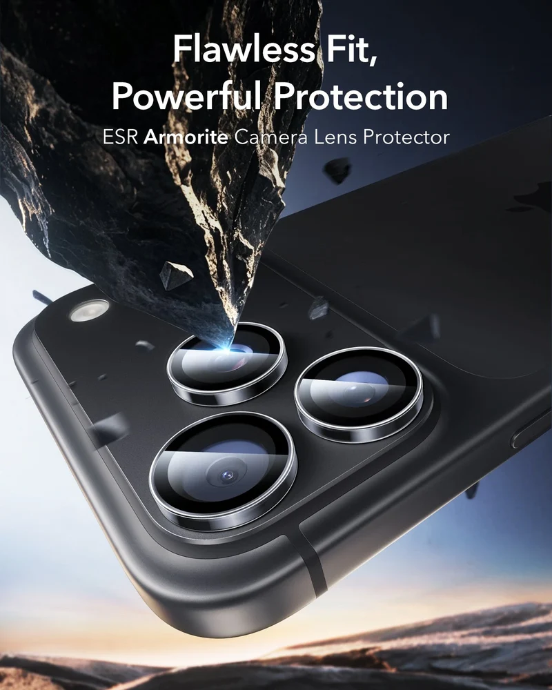 iPhone 18 Pro/Pro Max Armorite® Camera Lens Protector - Clear