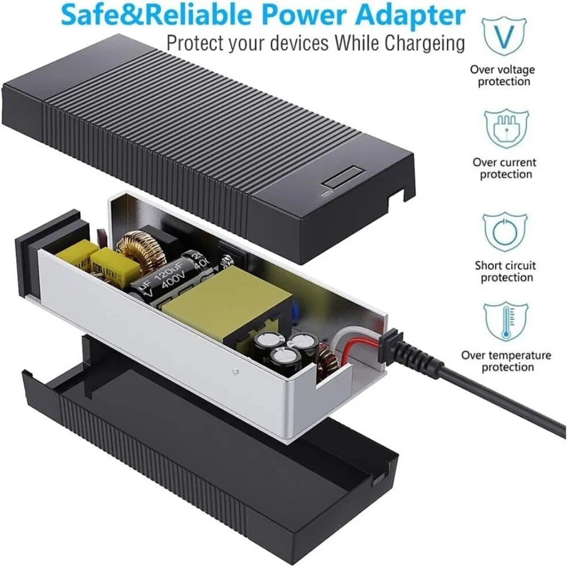 63V 1.8A Battery Charger For Inmotion S1F/S1/L9 54V Lithium Battery 3 Prong Connector Li-on