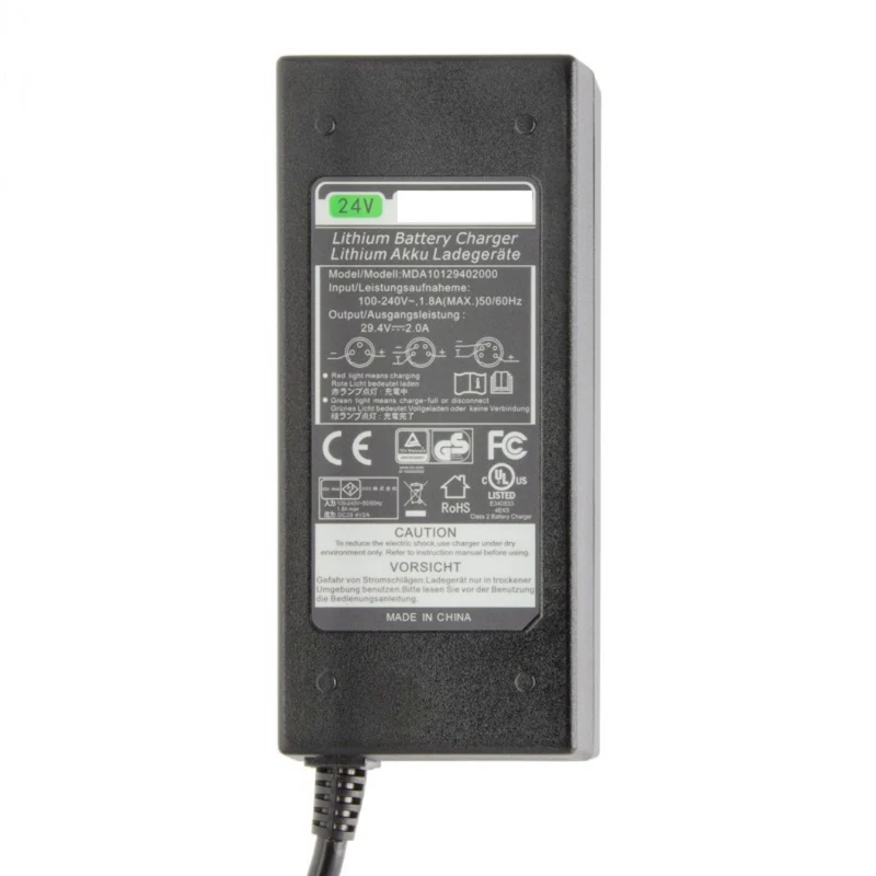 29.4V 2.0A E-Bike Charger for TranzX 24V Battery XLR 4-Pin ABCH4LB000010