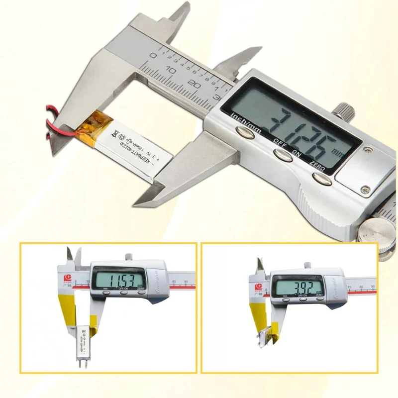 KB-LP401230 3.7V 120mAh Lipo Battery 401230 125mAh lipo polymer battery