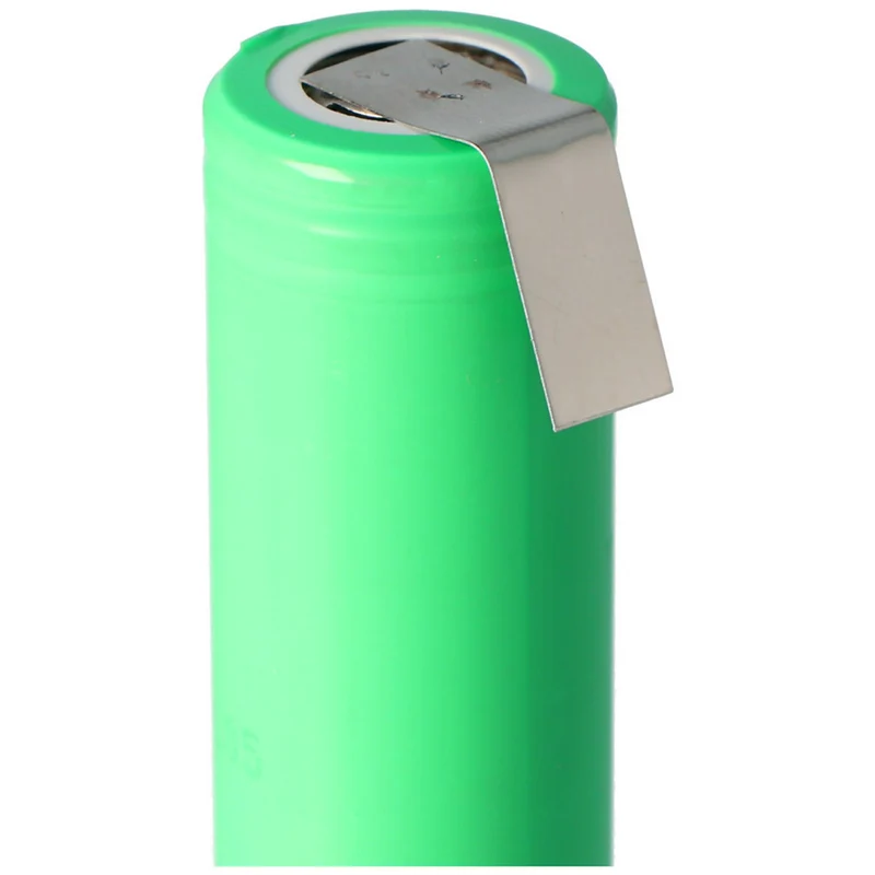 2pcs INR1860-25R 2500mAh 3.6V-3.7V Unprotected U-shaped Soldering Lugs