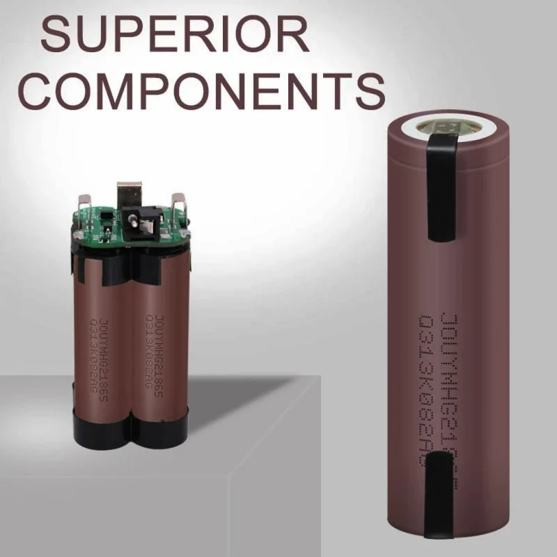 3.7V 3000 mAh HG2 18650 battery 20A original high discharge mia nickel strip