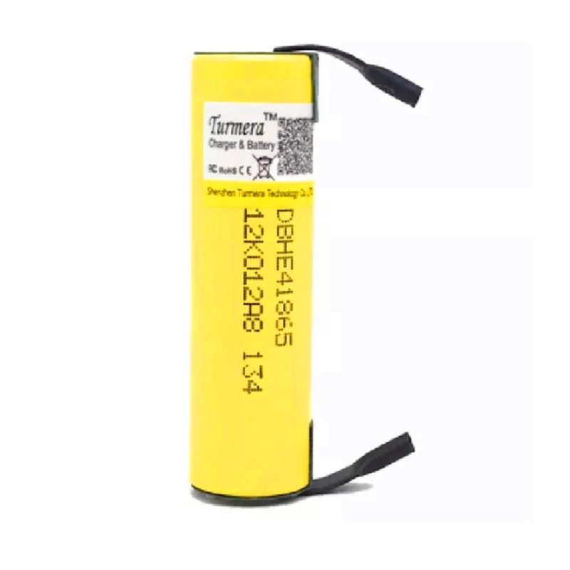 2pcs 2.5v 2500mAh 18650 HE4 battery for cordless screwdrivers and electric bikes