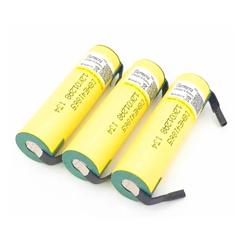 2pcs 2.5v 2500mAh 18650 HE4 battery for cordless screwdrivers and electric bikes
