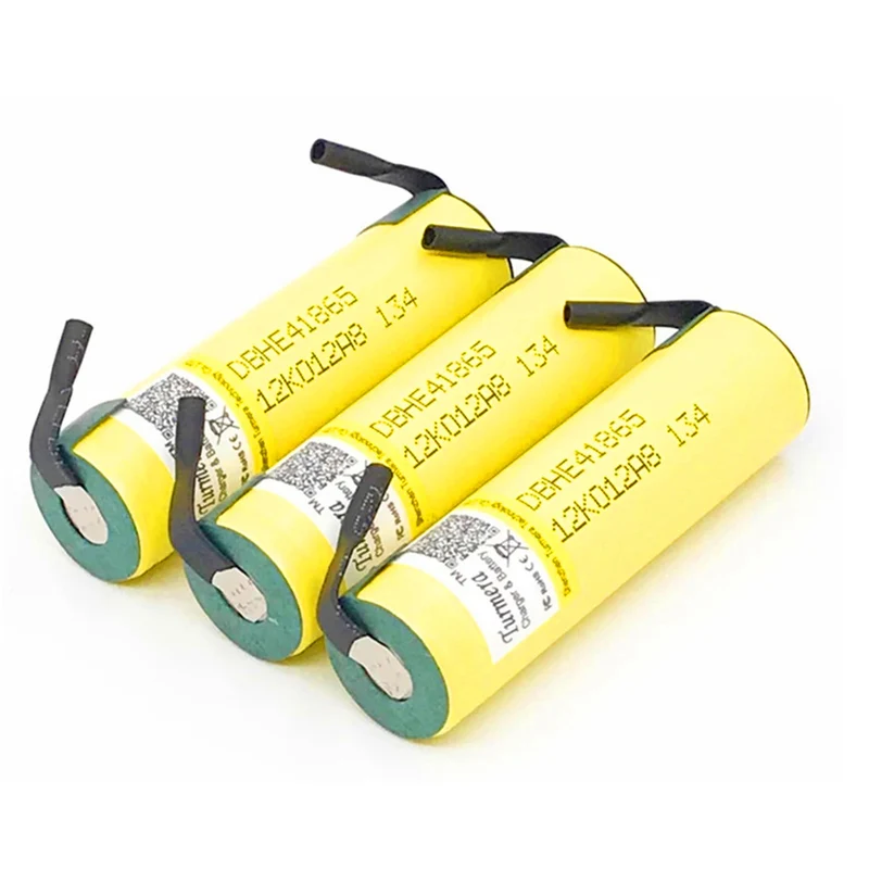 2pcs 2.5v 2500mAh 18650 HE4 battery for cordless screwdrivers and electric bikes