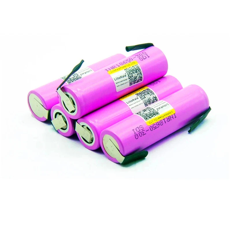 4 pieces 18650 3000mAh battery INR18650 30Q 20A for DIY nicke