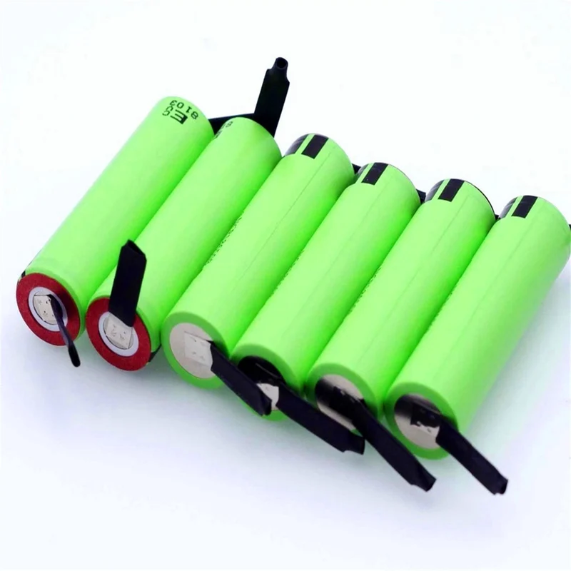 10pcs NCR18650B 3.7V 3400 mAh 18650 lithium battery, welding nickel sheet battery