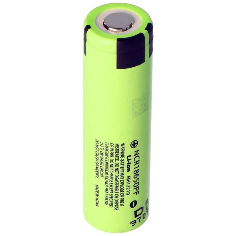 NCR18650PF 3.6V 2900mAh 3.5C, 65.3x18.5mm max 10A, no PTC