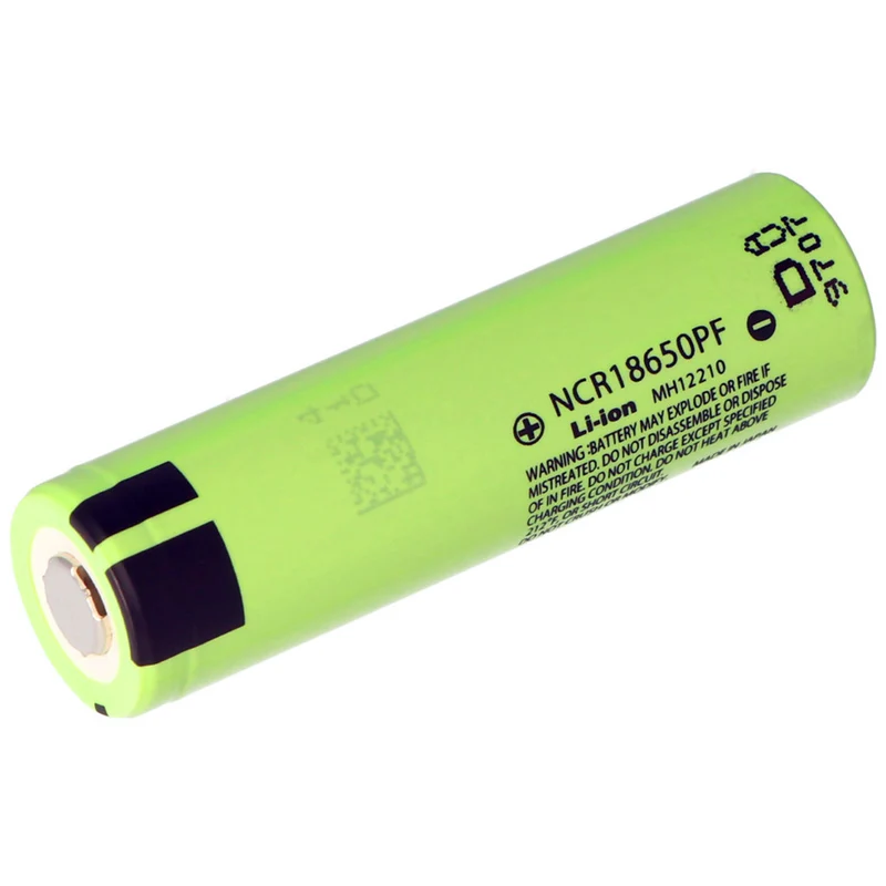 NCR18650PF 3.6V 2900mAh 3.5C, 65.3x18.5mm max 10A, no PTC