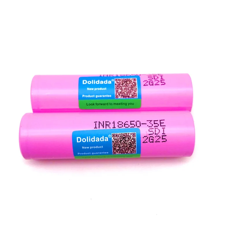 4 pieces 3.7v 3500mAh INR18650 20A discharge 35E Li-ion rechargable battery