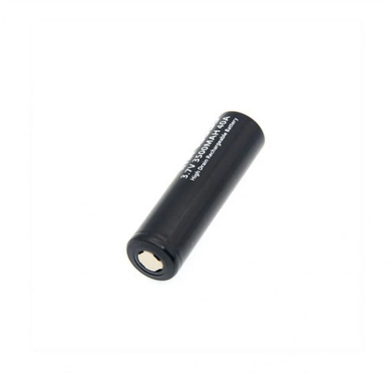 2pcs IMR 18650 Battery 3500 MAh 40A 3.7V Rechargeable Flat Top 18650 Battery