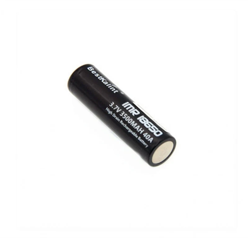 2pcs IMR 18650 Battery 3500 MAh 40A 3.7V Rechargeable Flat Top 18650 Battery