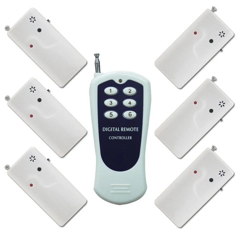 Une 6 Boutons Télécommande Sans Fil Contrôler 6 Alarmes Rappel (Modèle: 0020172)