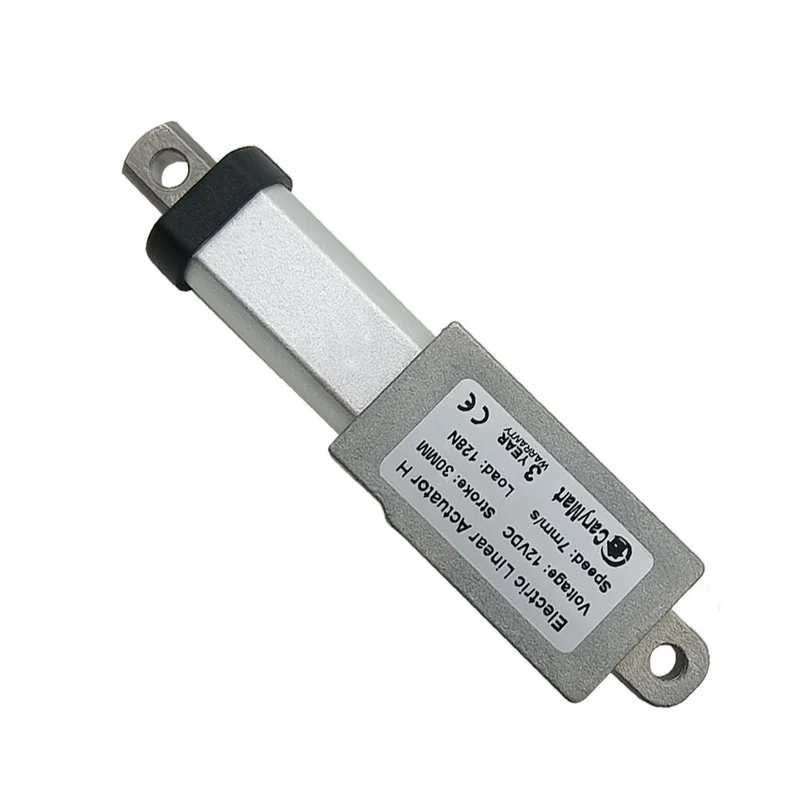 6V 12V 24V Micro Vérin Électrique 188N Actionneur Linéaire Course 30 mm (Modèle: 0041644)