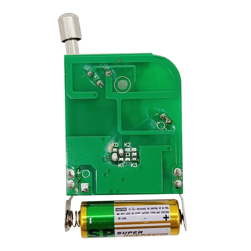 Mini télécommande sans fil 2 boutons avec chip EV1527 433Mhz 100M (Modèle 0021125)