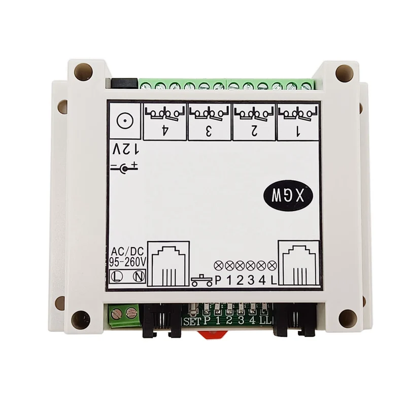 CC 12V CA 220V Module de Commande Par Téléphone Sortie Relais 4 Canaux (Modèle: 0040008)