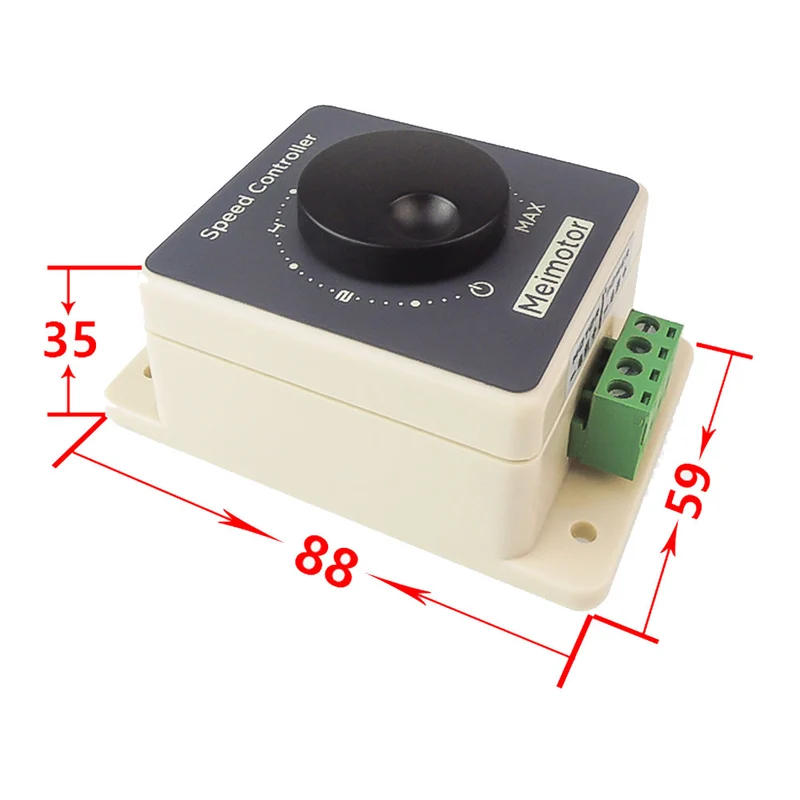 PWM Régulateur de Vitesse du Moteur CC 10V-60V 10A (Modèle: 0044006)