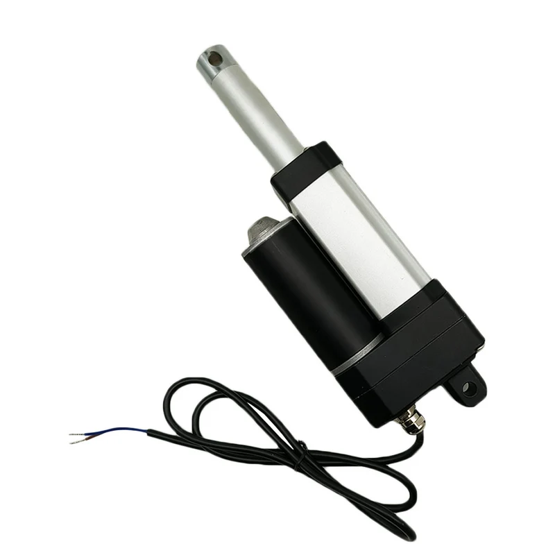Vérin électrique étanche IP67 12V 24V 350kg course 10 mm (Modèle: 0041931)