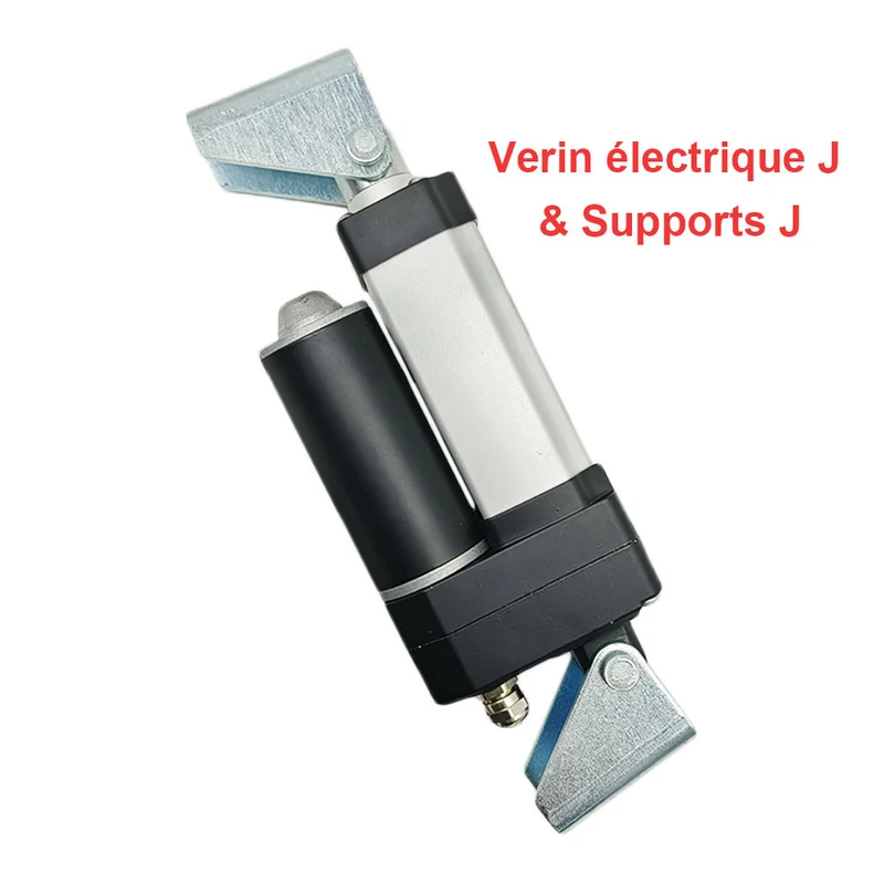 Vérin électrique étanche IP67 12V 24V 350kg course 10 mm (Modèle: 0041931)